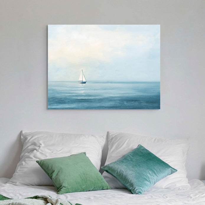 D0396-drifting-blue-hand-painted-wall-art-bed-room-image-room-f-wrapped