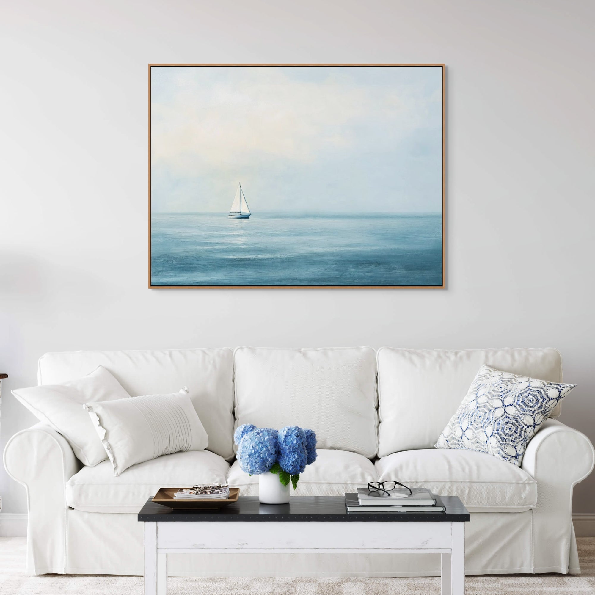D0396-drifting-blue-hand-painted-wall-art-living-room-image