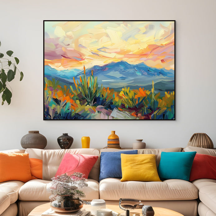 D0399-sunset-wilds-hand-painted-wall-art-living-room-image-room-f-black