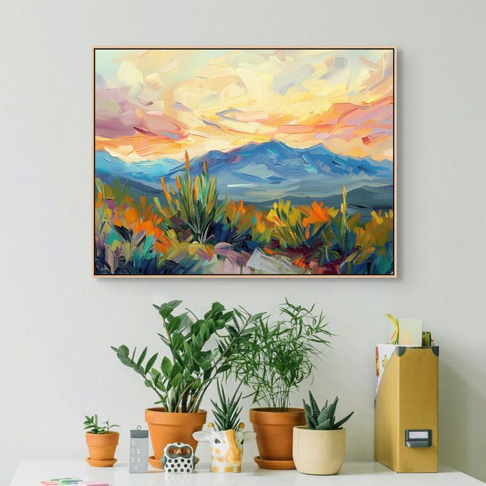 D0399-sunset-wilds-hand-painted-wall-art-office-room-image