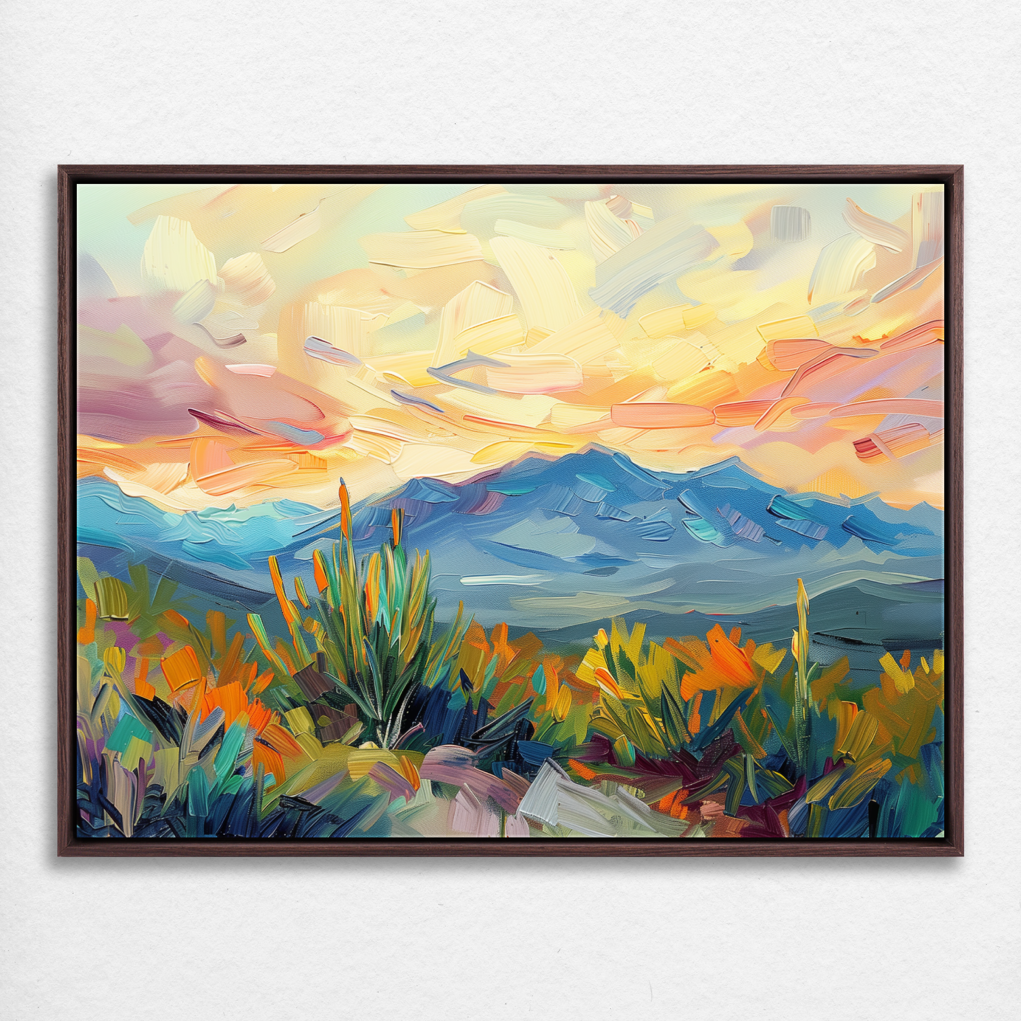 D0399-sunset-wilds-hand-painted-wall-art_6_4x3-horizontal-frame-walnut.psd