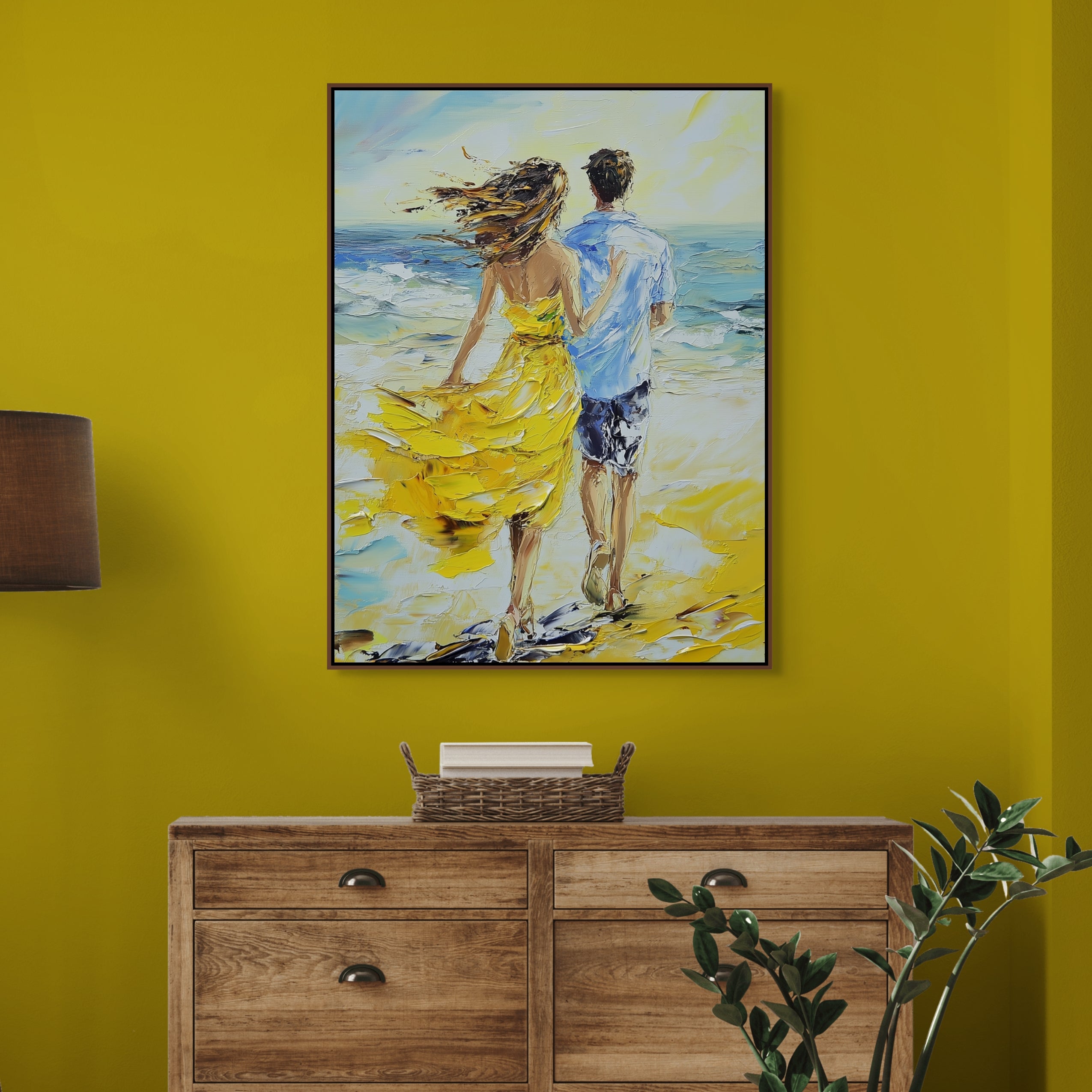D0401-walking-with-the-wind-hand-painted-wall-art-hallway-room-image-room-f-walnut