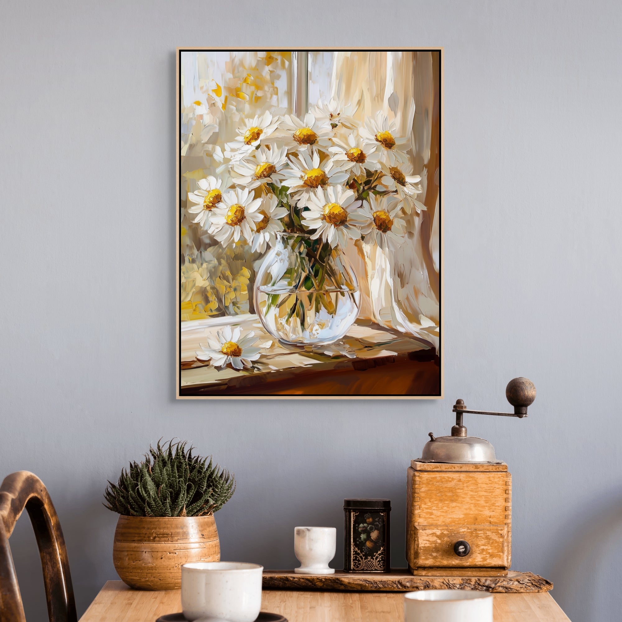 D0403-windowlight-daisies-hand-painted-wall-art-dining-room-image-room-f-natural