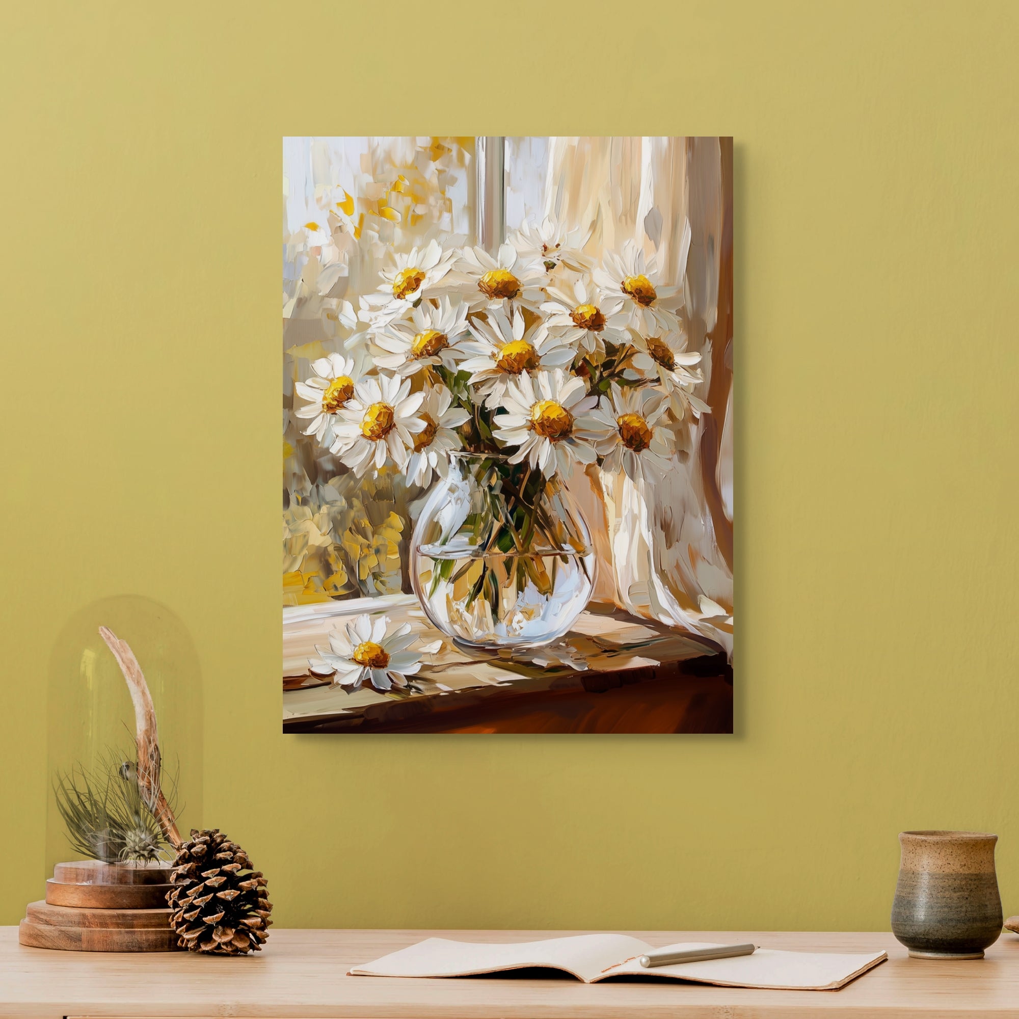 D0403-windowlight-daisies-hand-painted-wall-art-office-room-image-room-f-wrapped