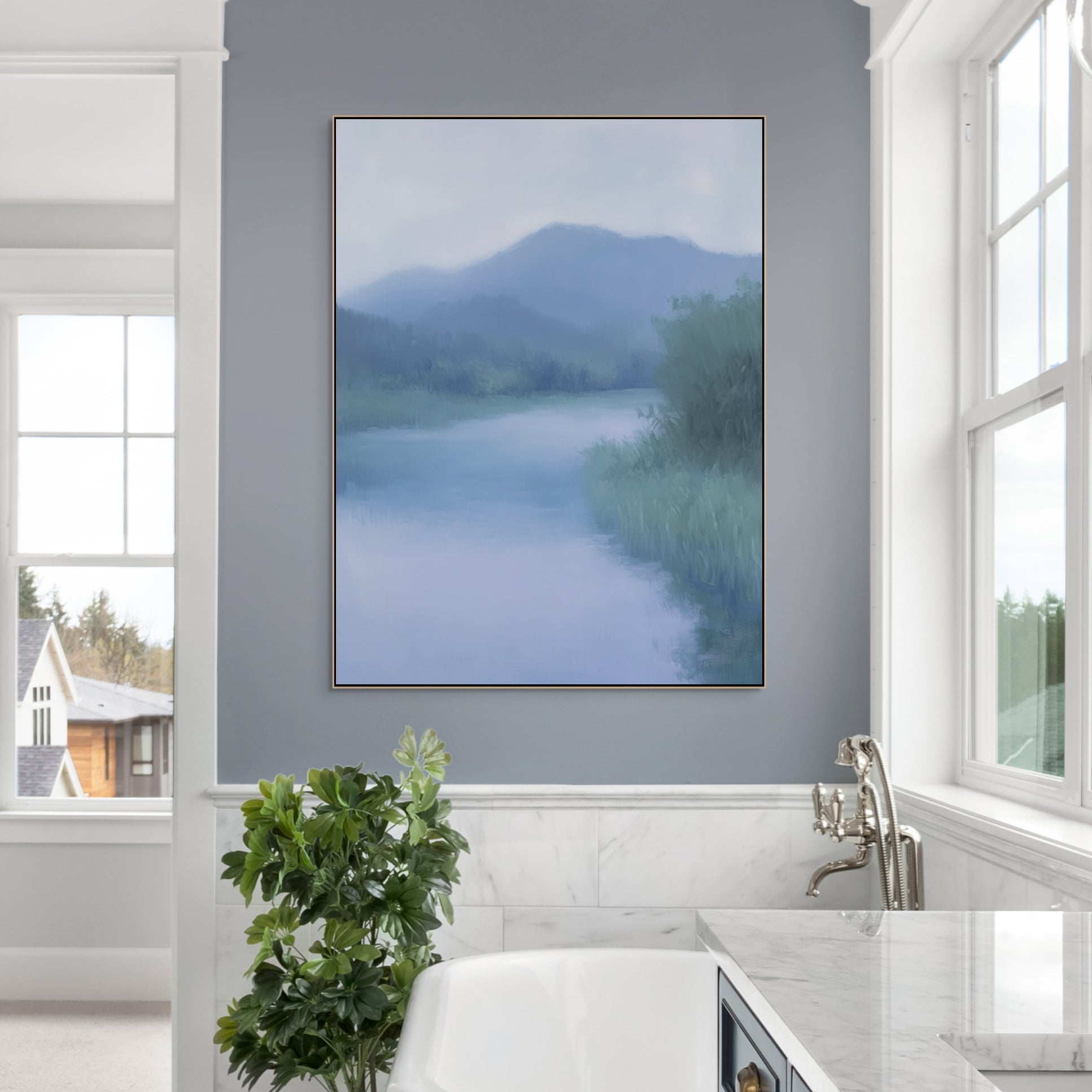 D0404-misty-river-stillness-hand-painted-wall-art-bath-room-image