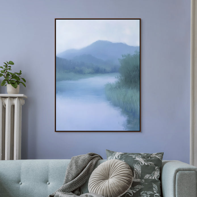 D0404-misty-river-stillness-hand-painted-wall-art-living-room-image-room-f-walnut