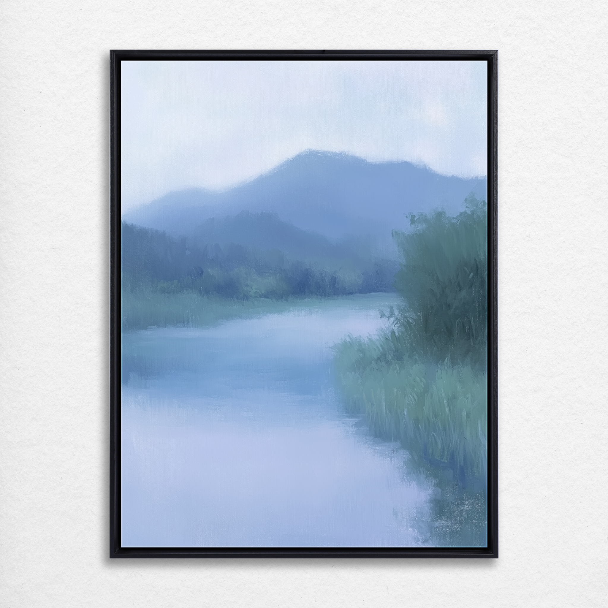 Misty River Stillness