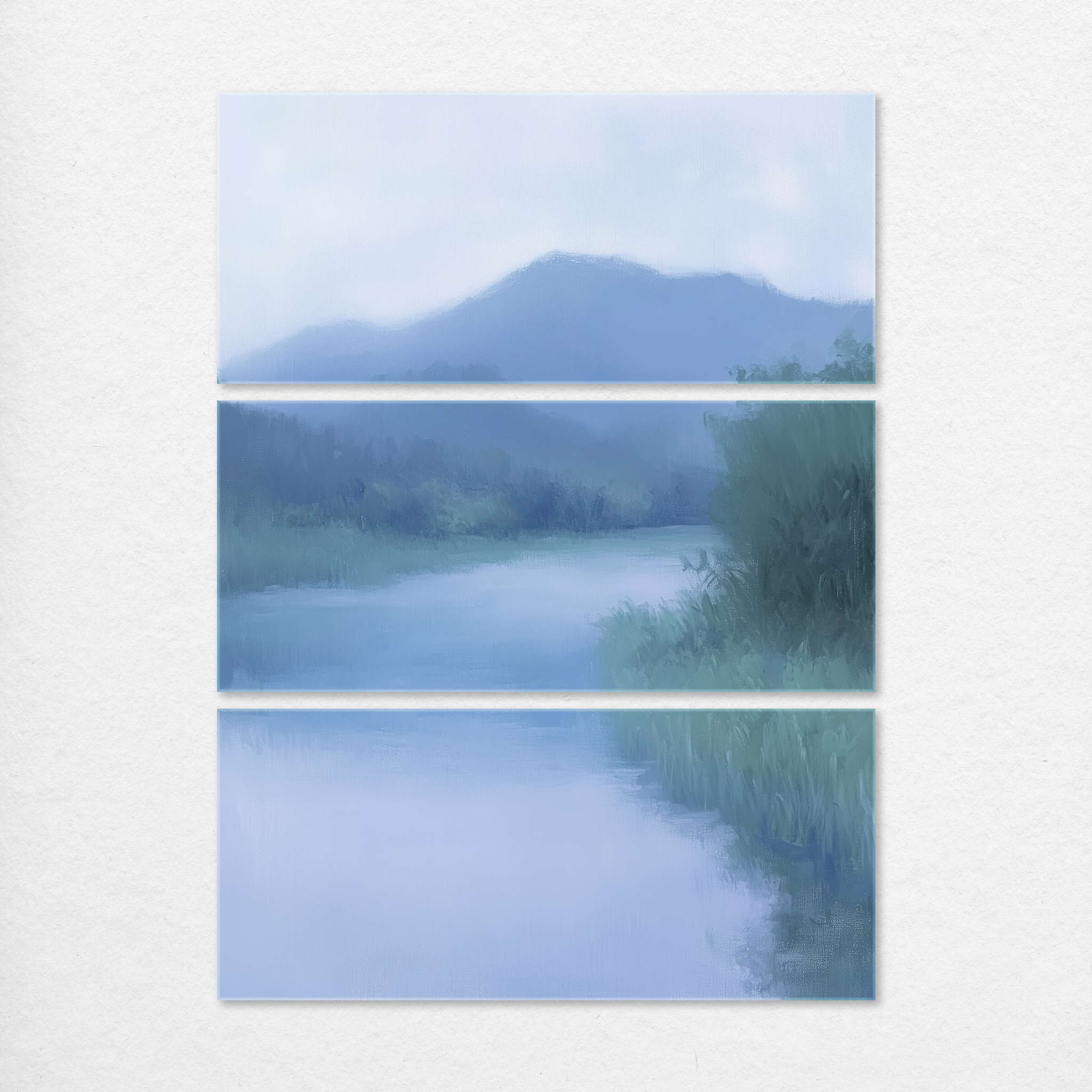 Misty River Stillness