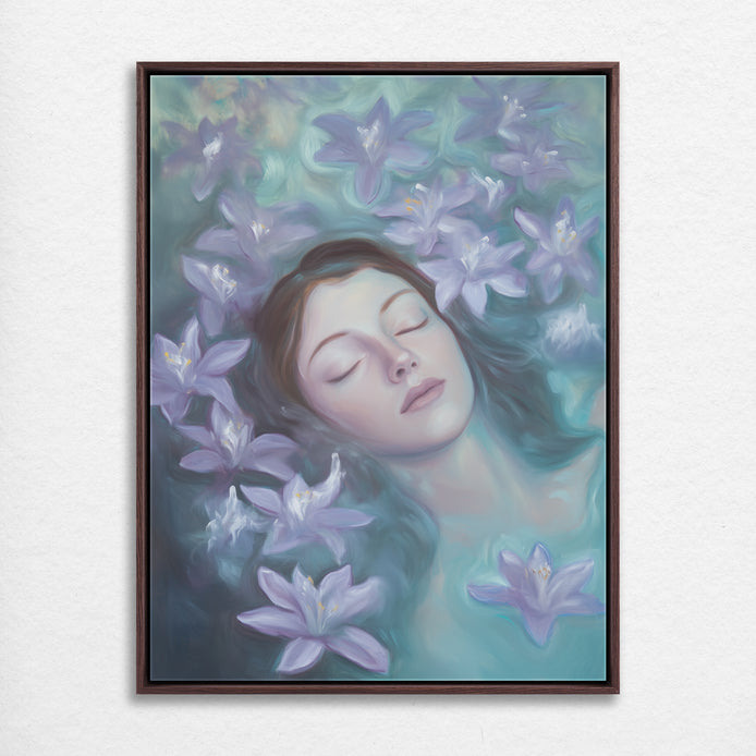 D0405-dream-in-bloom-hand-painted-wall-art_05_3x4-vertical-frame-walnut.psd_0