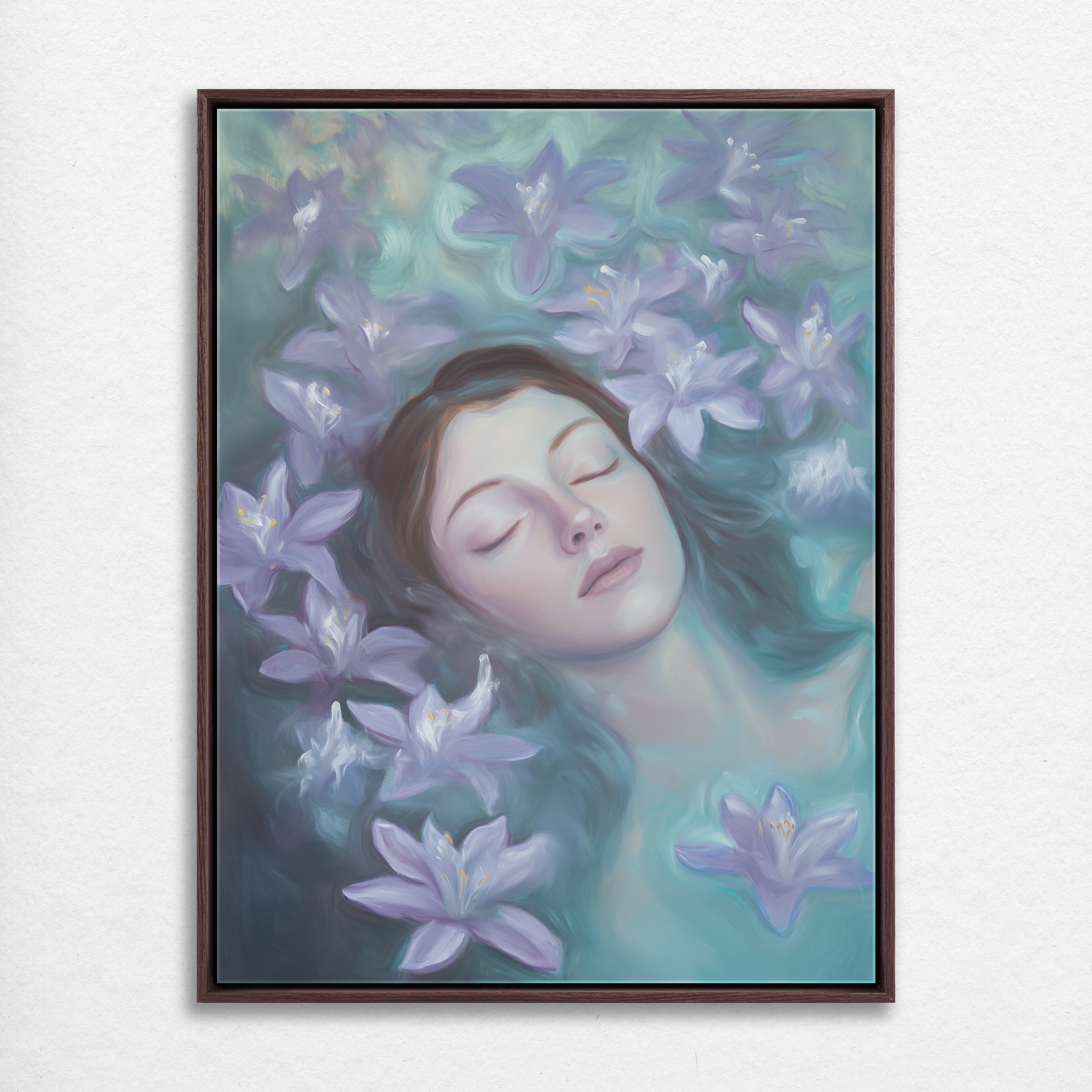 D0405-dream-in-bloom-hand-painted-wall-art_05_3x4-vertical-frame-walnut.psd_0