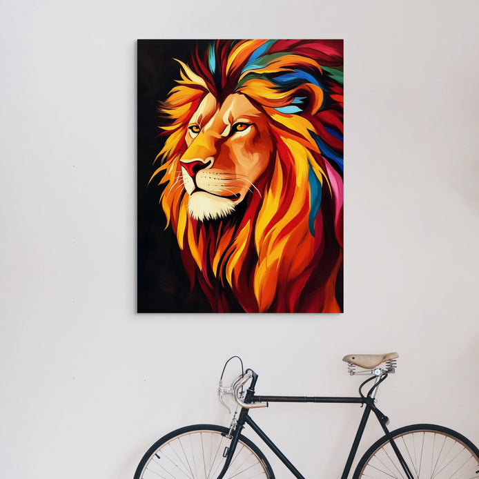D0406-wild-majesty-hand-painted-wall-art-hallway-room-image-room-f-wrapped