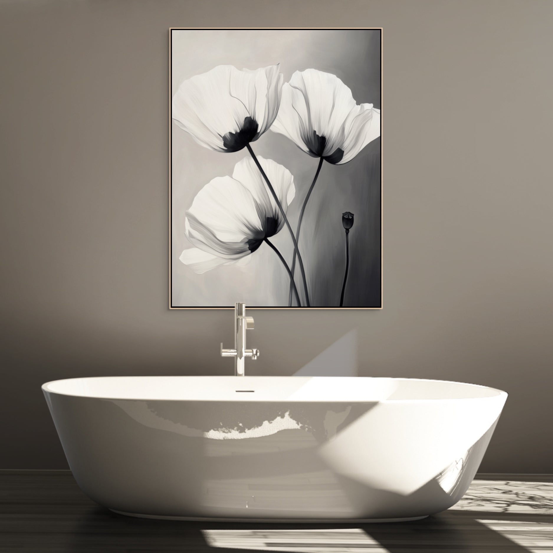 D0408-black-tie-affair-hand-painted-wall-art-bath-room-image