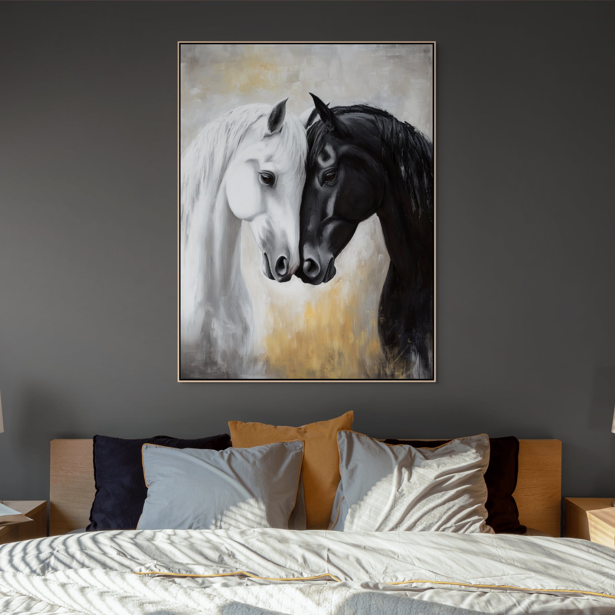 D0409-kindred-spirits-hand-painted-wall-art-bed-room-image