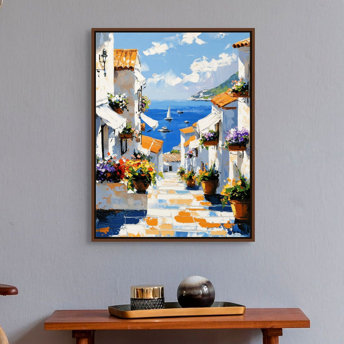 D0410-coastal-path-hand-painted-wall-art-hallway-room-image-room-f-walnut