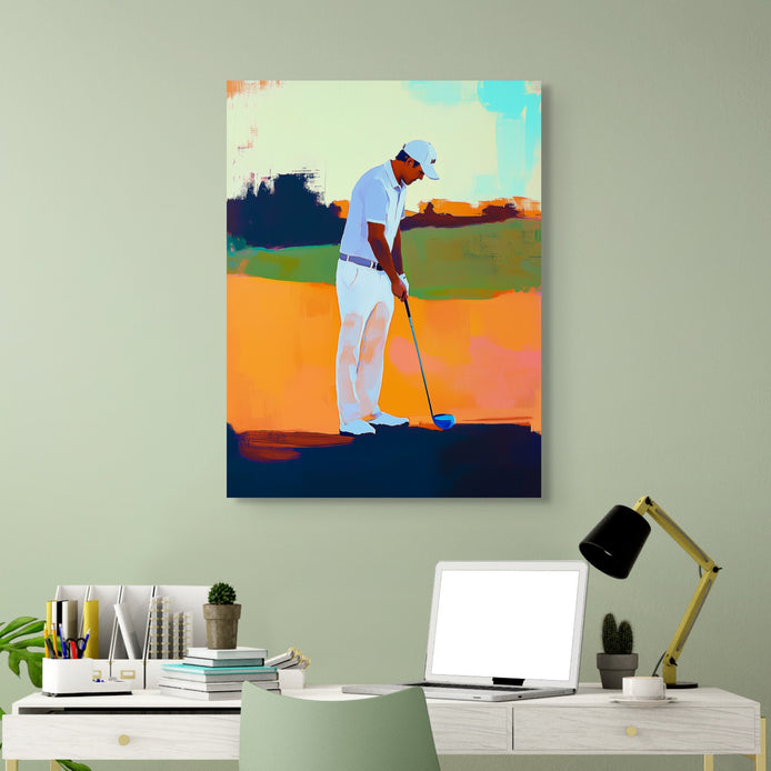 D0411-before-the-swing-hand-painted-wall-art-office-room-image