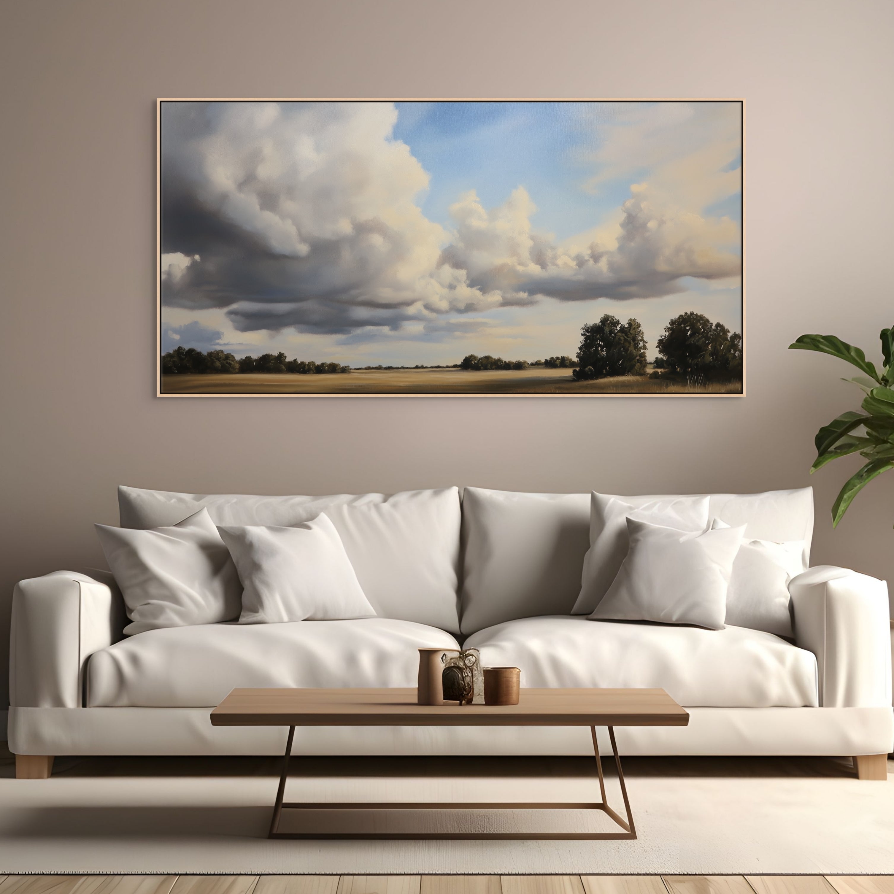 D0413-hand-painted-wall-art-living-room-image