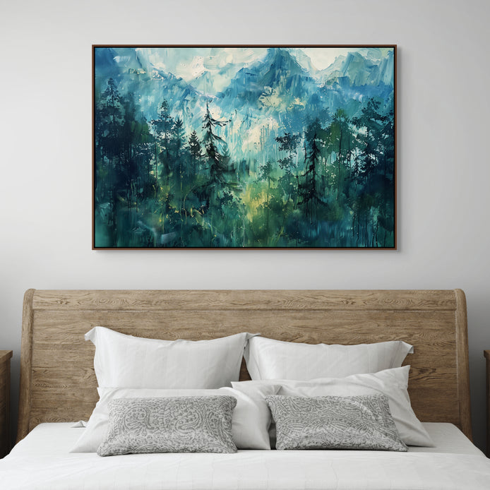 D0418-hand-painted-wall-art-bed-room-image-room-f-walnut