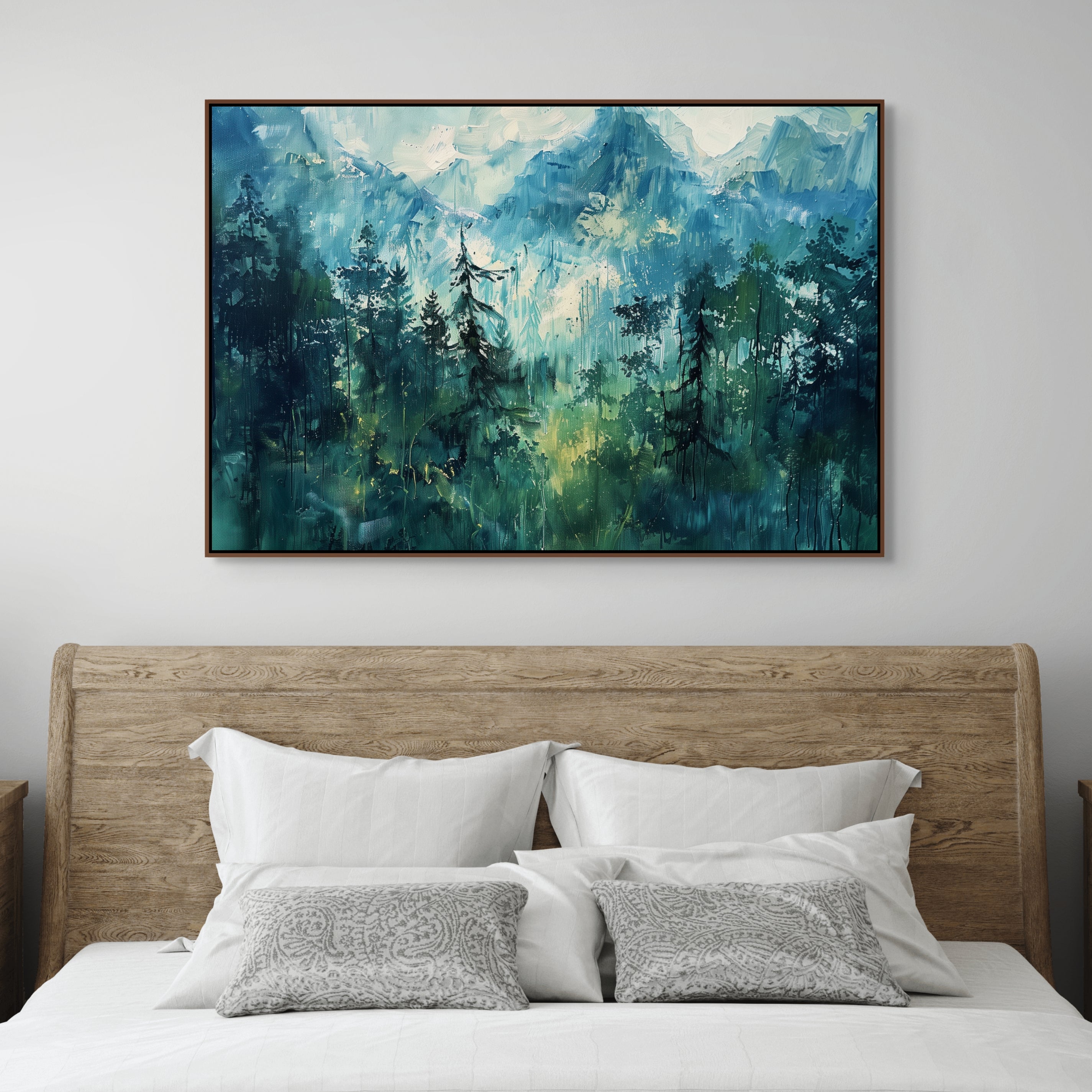 D0418-hand-painted-wall-art-bed-room-image-room-f-walnut