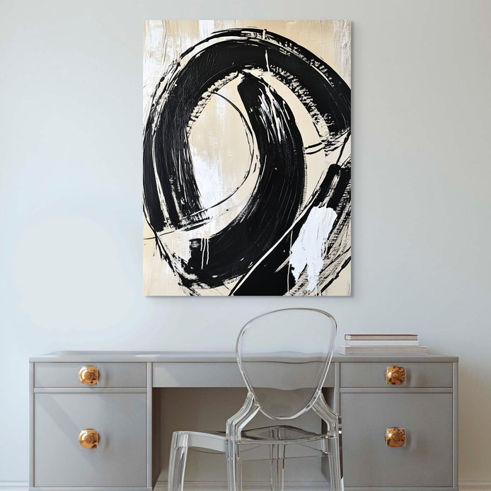 D0424-hand-painted-wall-art-office-room-image-room-f-wrapped