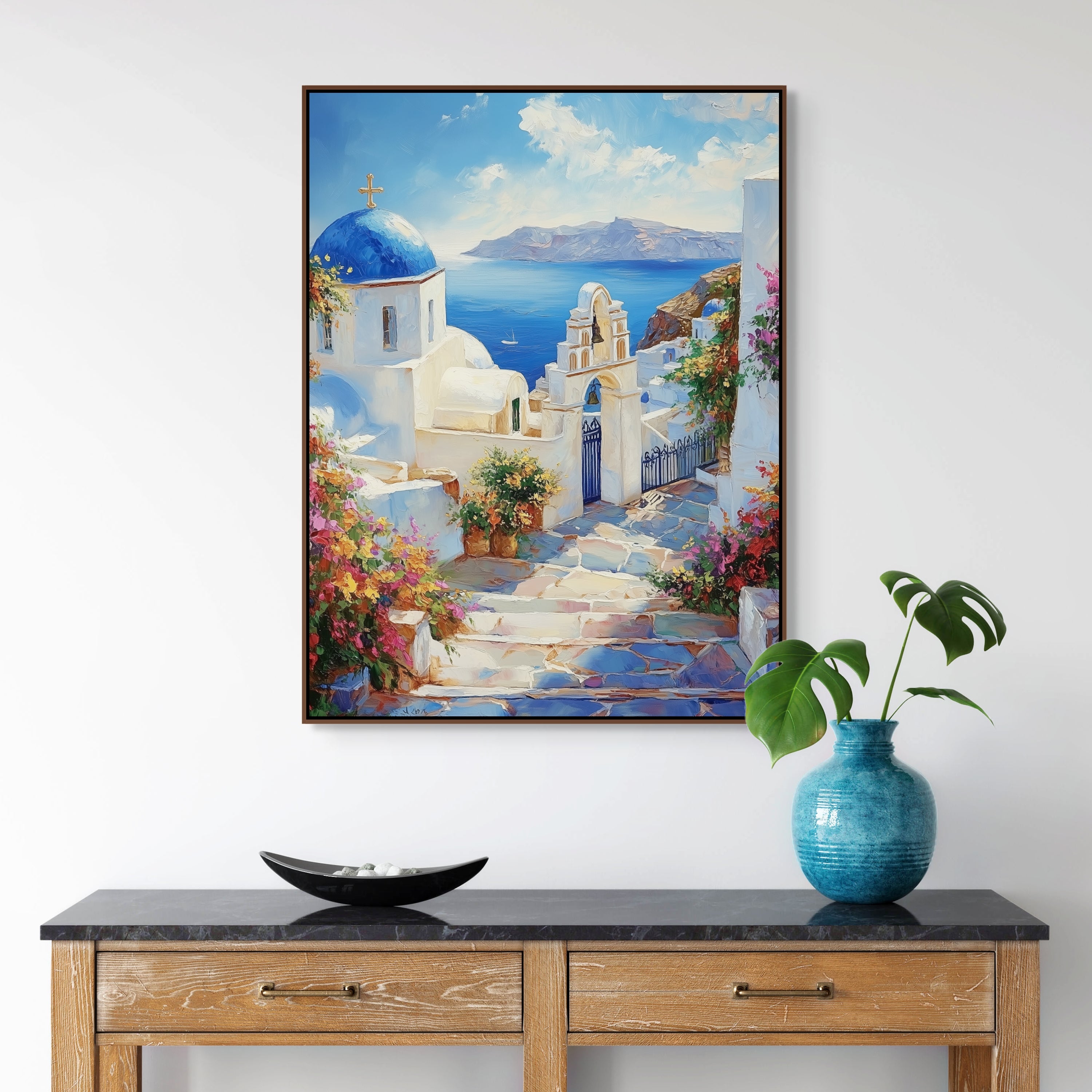 D0430-hand-painted-wall-art-hallway-room-image