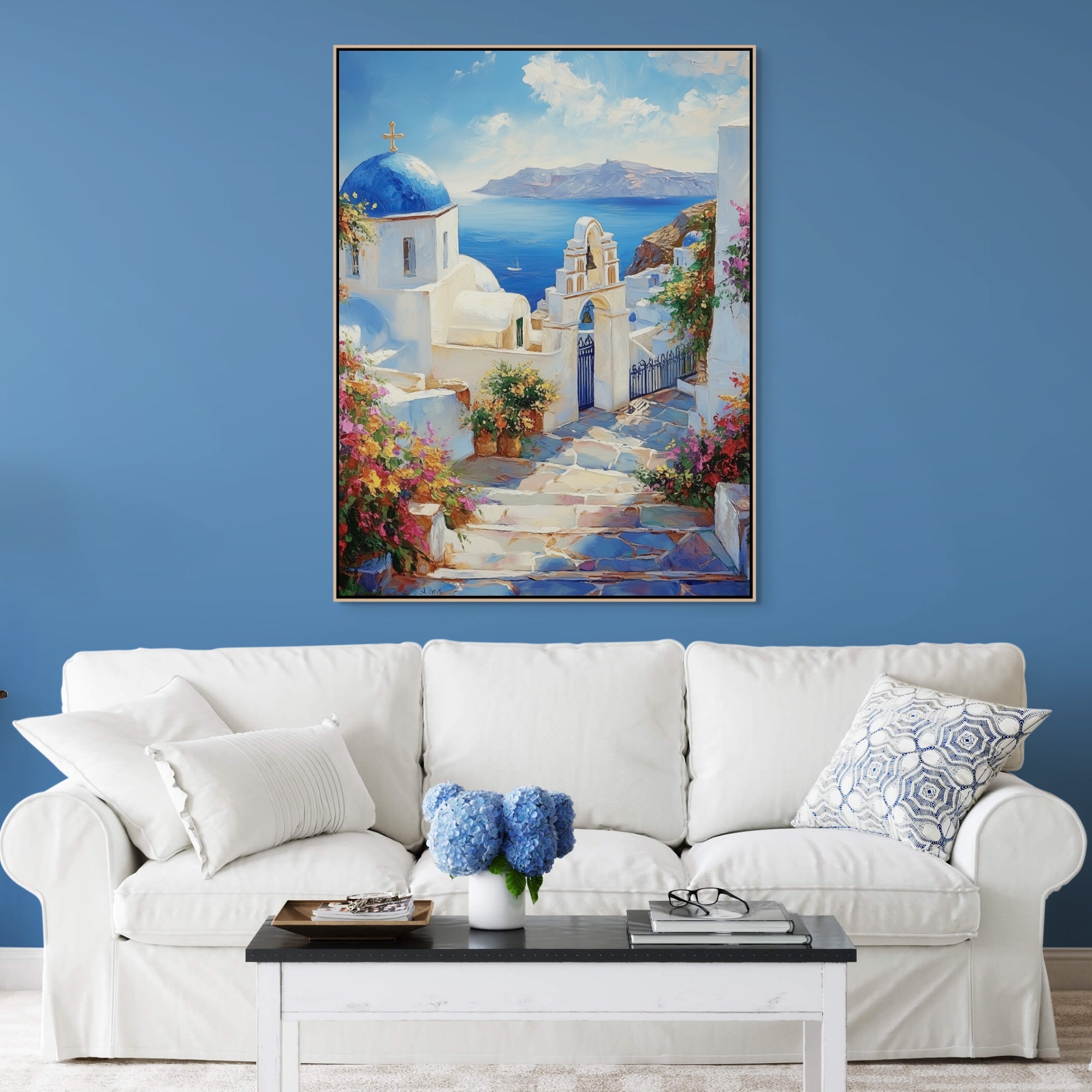D0430-hand-painted-wall-art-living-room-image