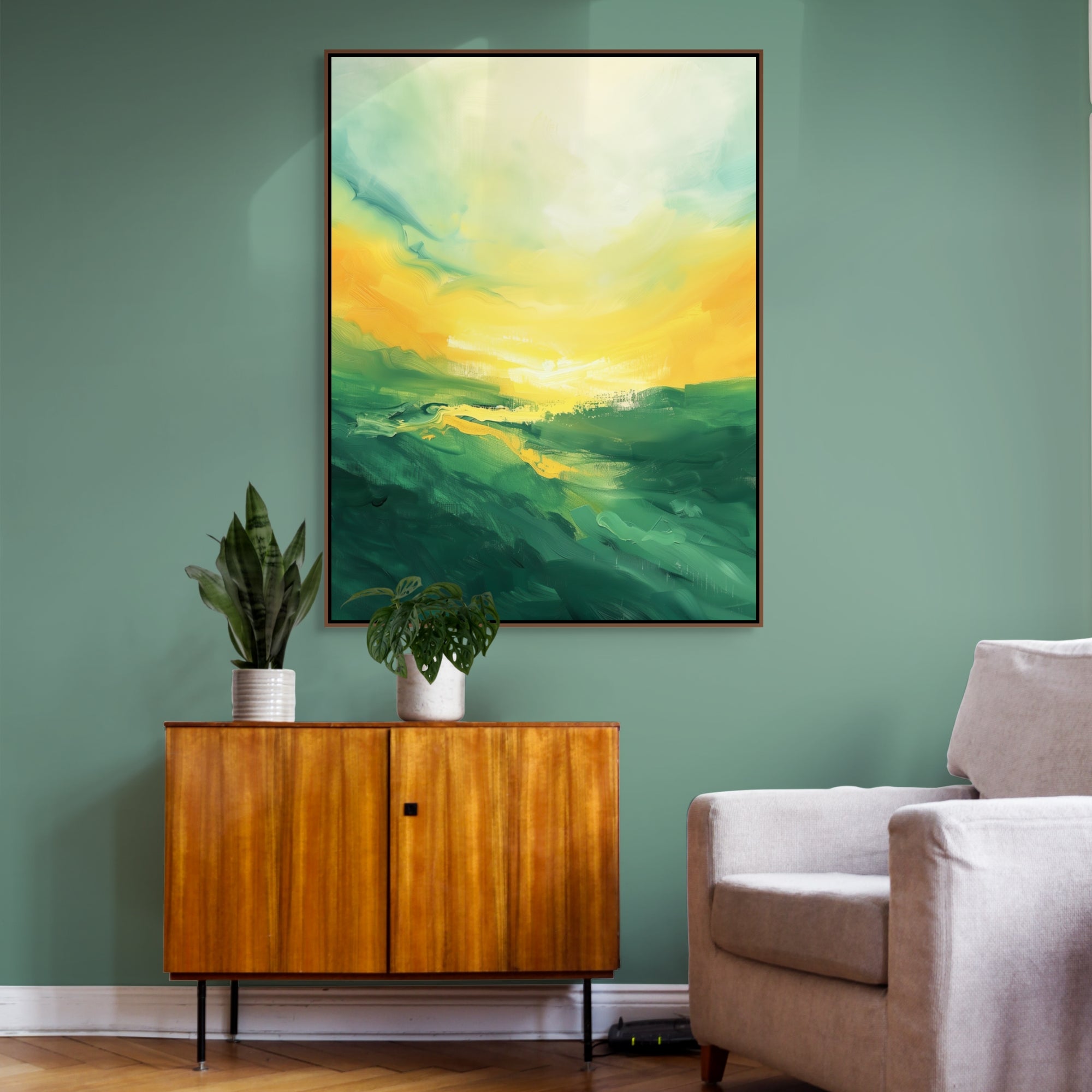 D0431-hand-painted-wall-art-living-room-image