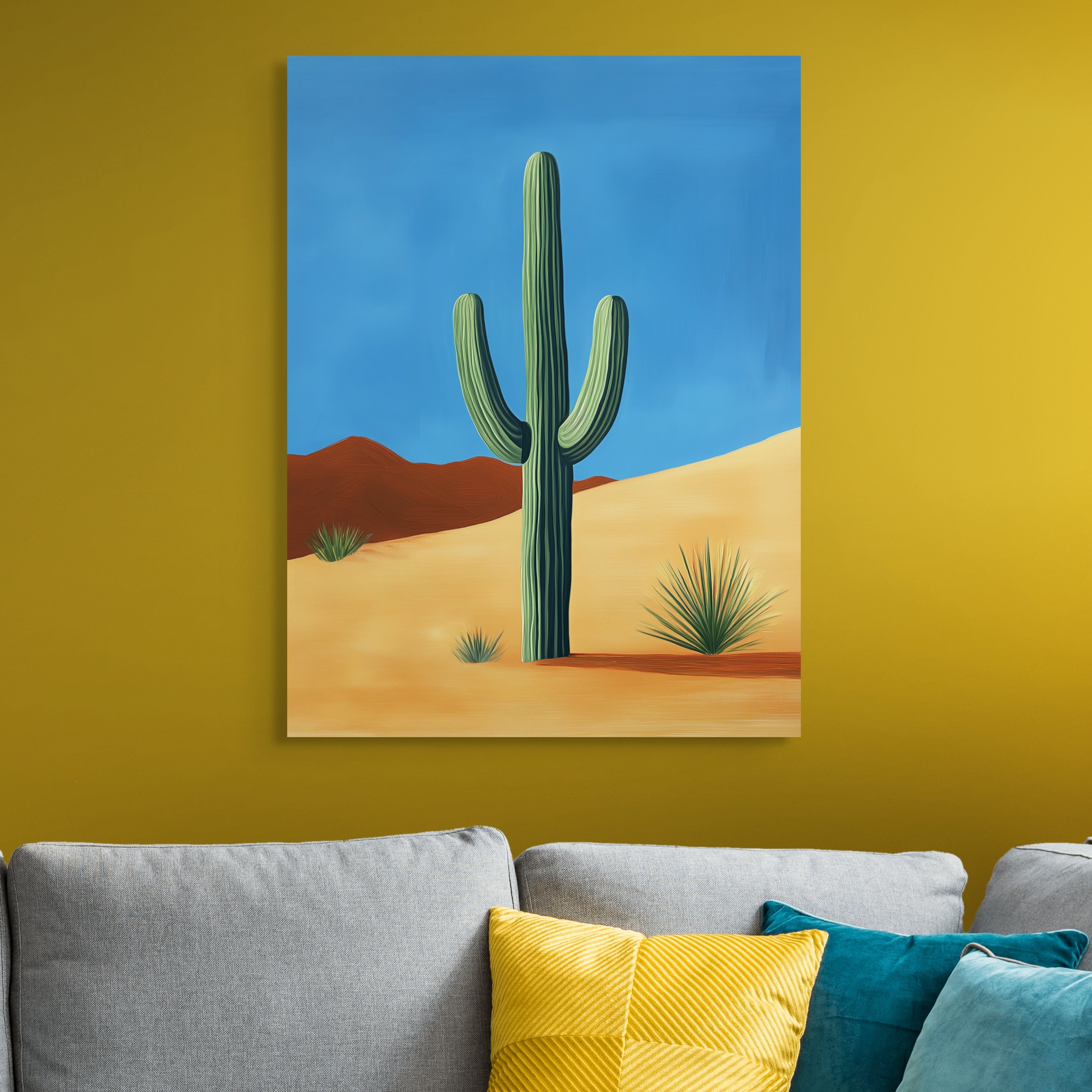 D0432-hand-painted-wall-art-living-room-image