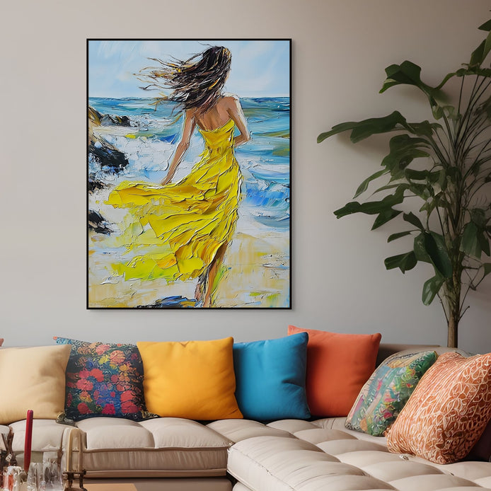 D0435-hand-painted-wall-art-lounge-room-image-room-f-black
