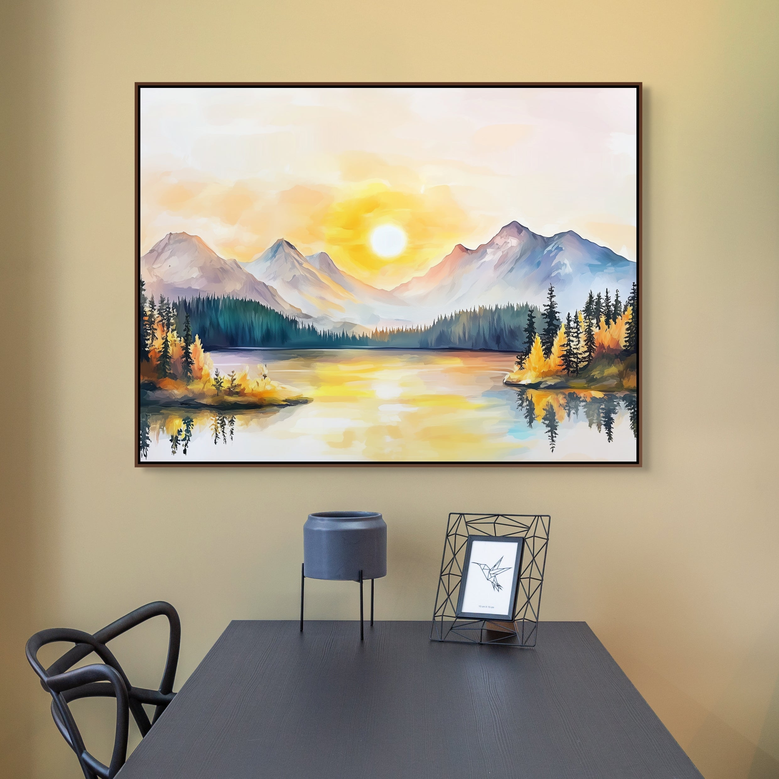 D0437-hand-painted-wall-art-office-room-image