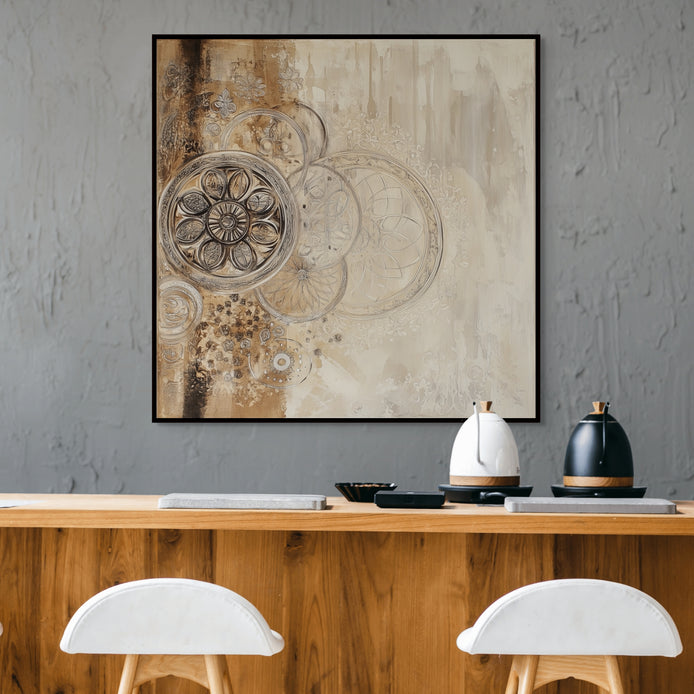 D0438-hand-painted-wall-art-business-room-image-room-f-black