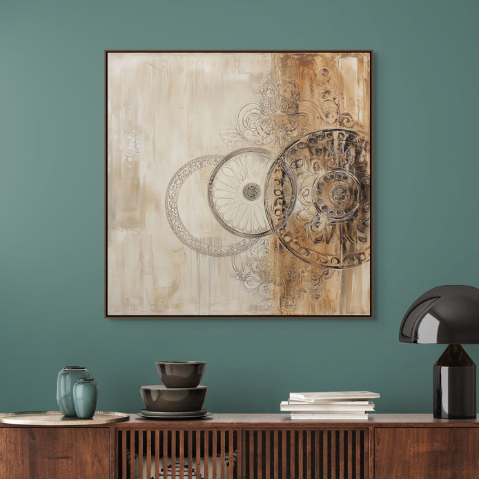 D0439-hand-painted-wall-art-hallway-room-image-room-f-walnut