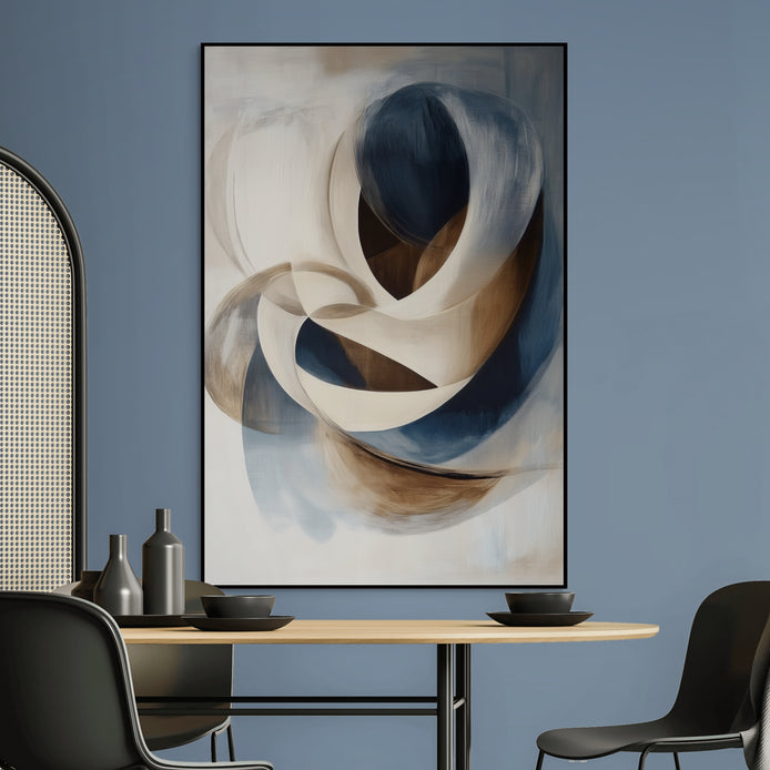 D0445-hand-painted-wall-art-dining-room-image-room-f-black