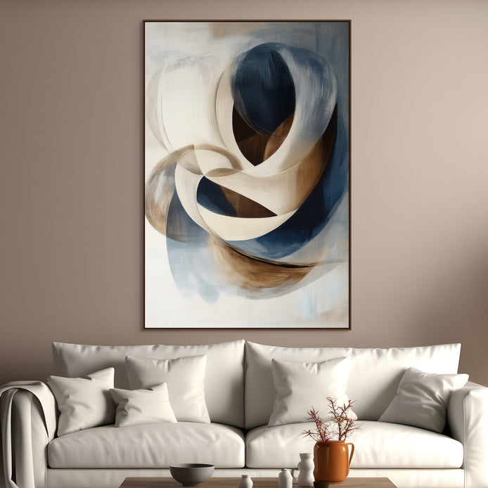 D0445-hand-painted-wall-art-living-room-image