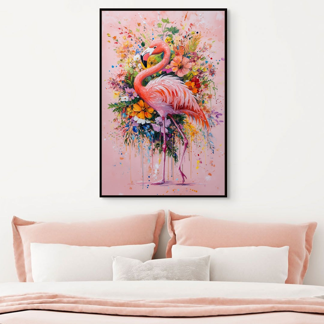 D0448-hand-painted-wall-art-bed-room-image-room-f-black
