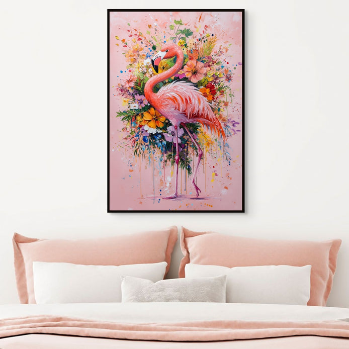 D0448-hand-painted-wall-art-bed-room-image-room-f-black
