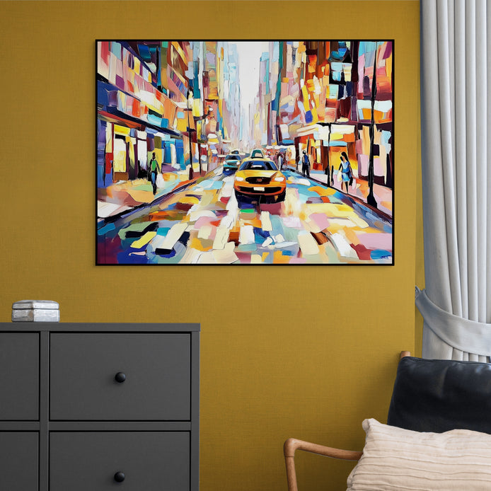 D0449-hand-painted-wall-art-lounge-room-image-room-f-black