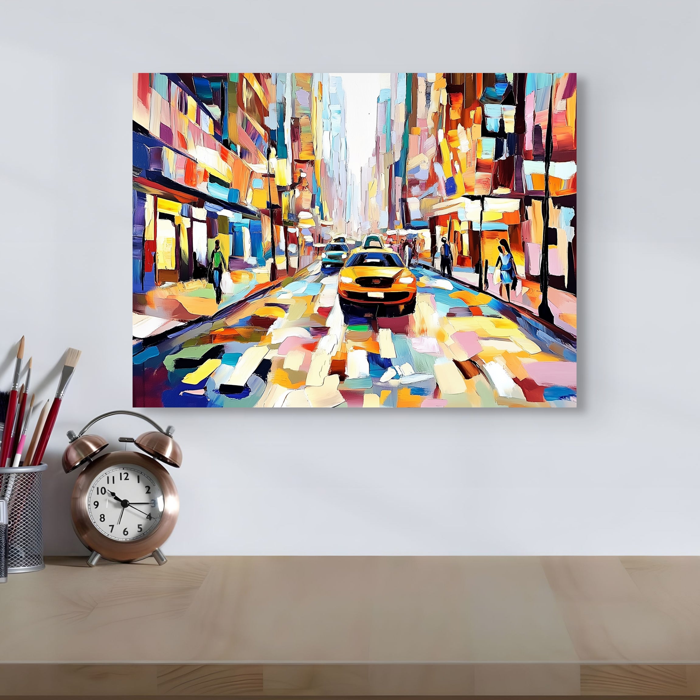D0449-hand-painted-wall-art-office-room-image