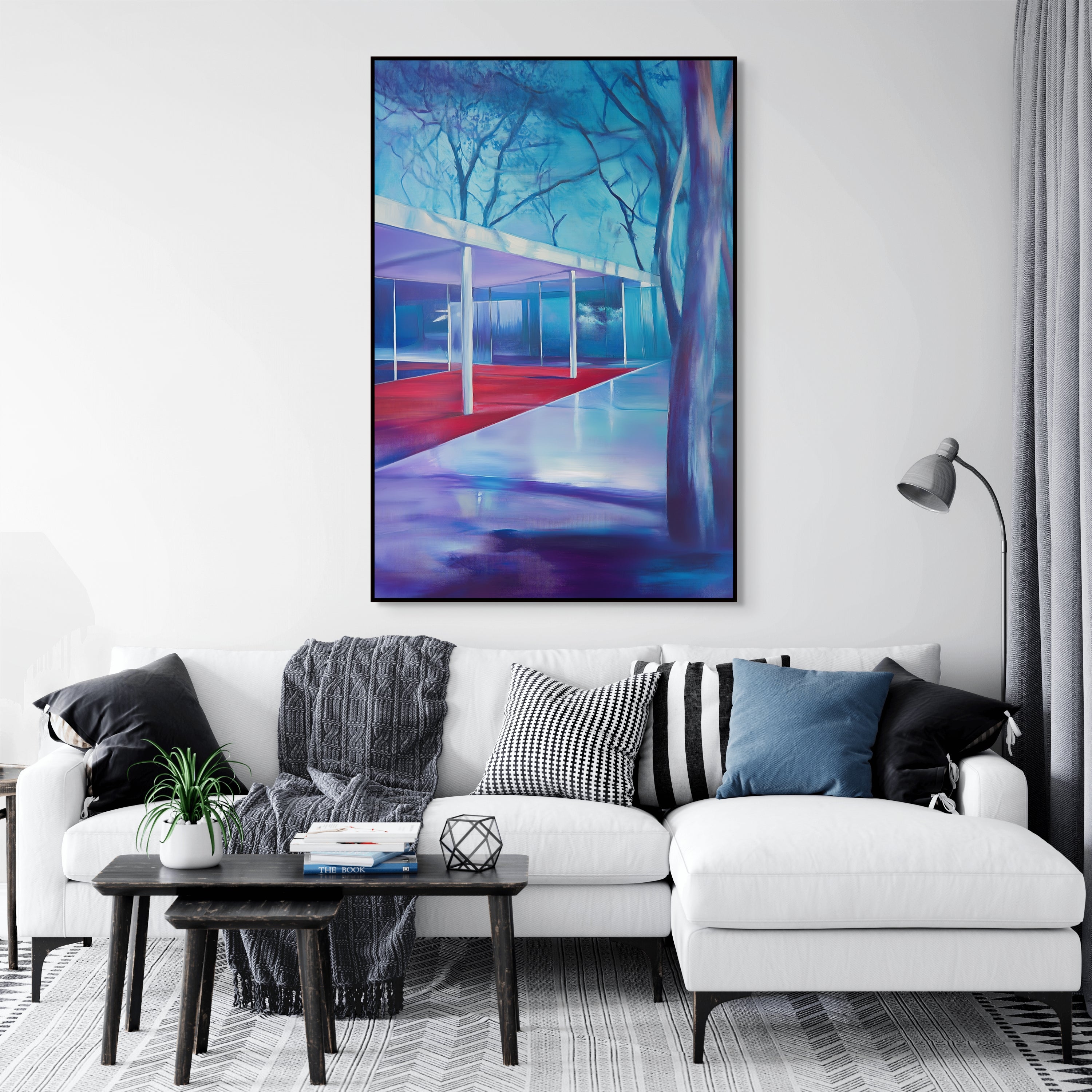 D0453-hand-painted-wall-art-living-room-image-room-f-black