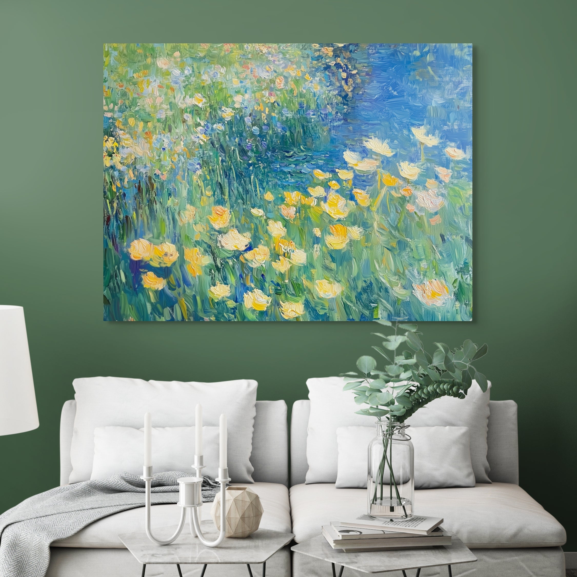 D0455-hand-painted-wall-art-living-room-image