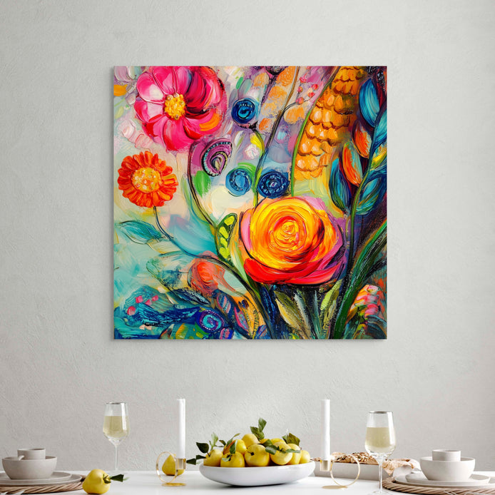 D0463-hand-painted-wall-art-dining-room-image-room-f-wrapped