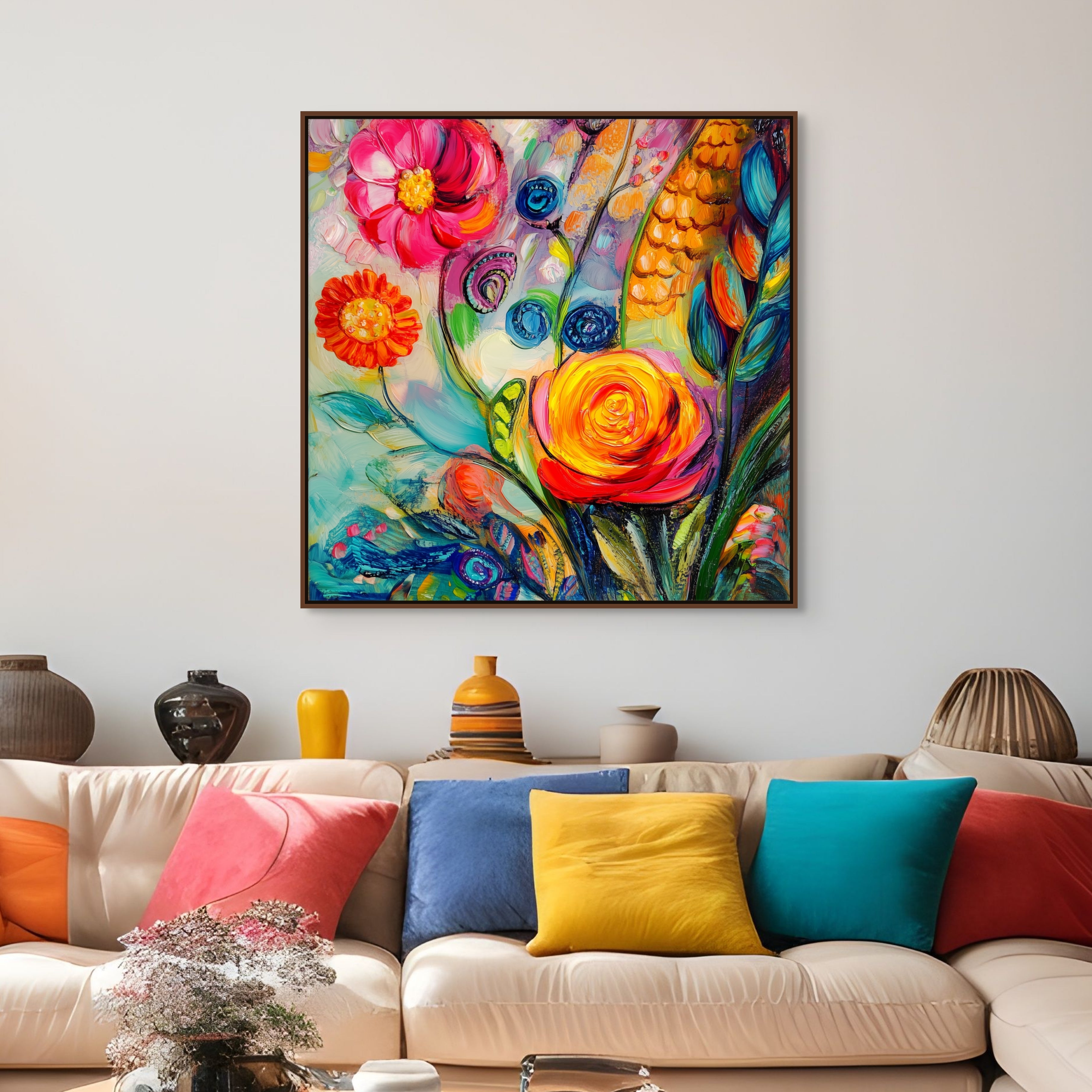 D0463-hand-painted-wall-art-living-room-image-room-f-walnut