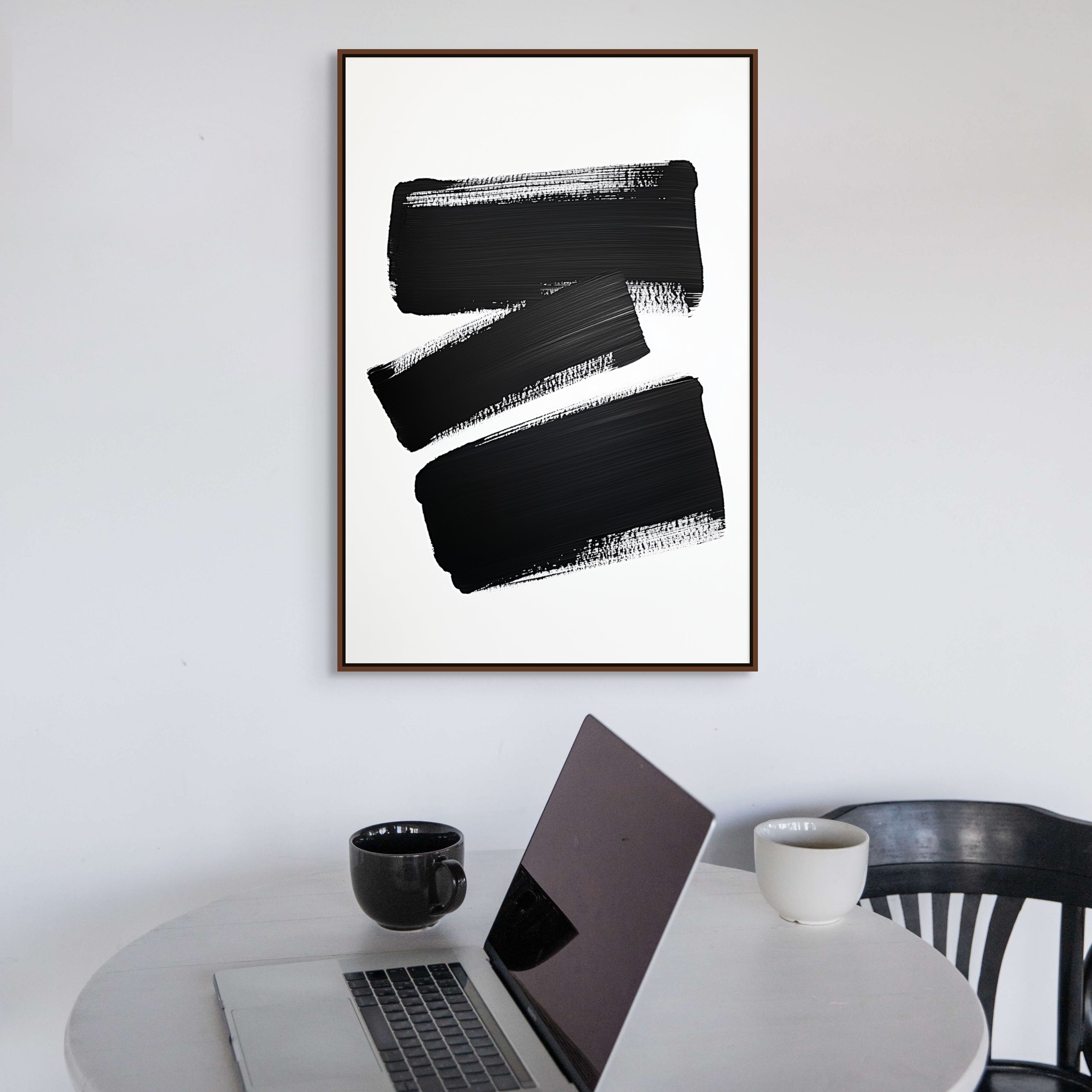 D0467-hand-painted-wall-art-office-room-image