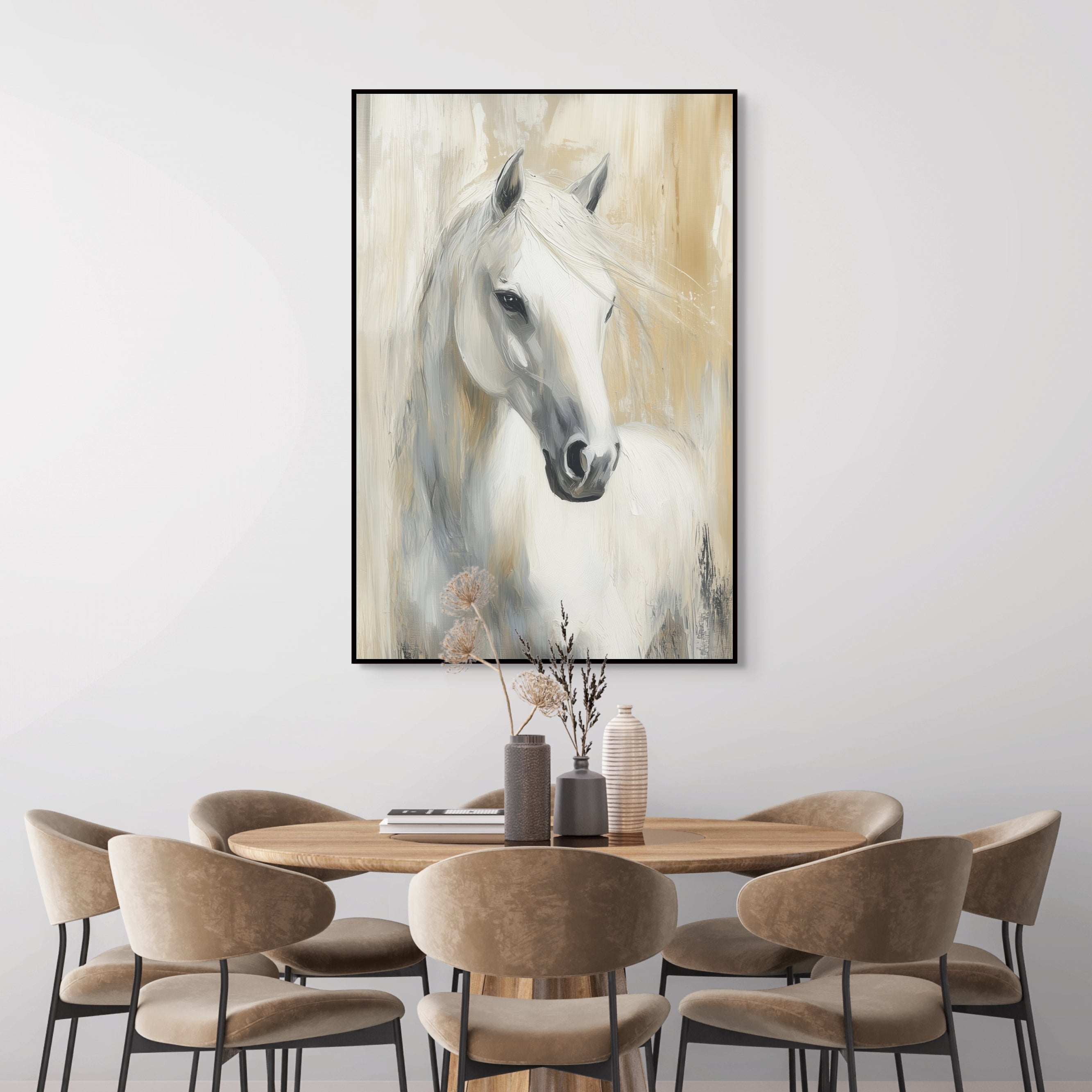 D0469-hand-painted-wall-art-dining-room-image-room-f-black