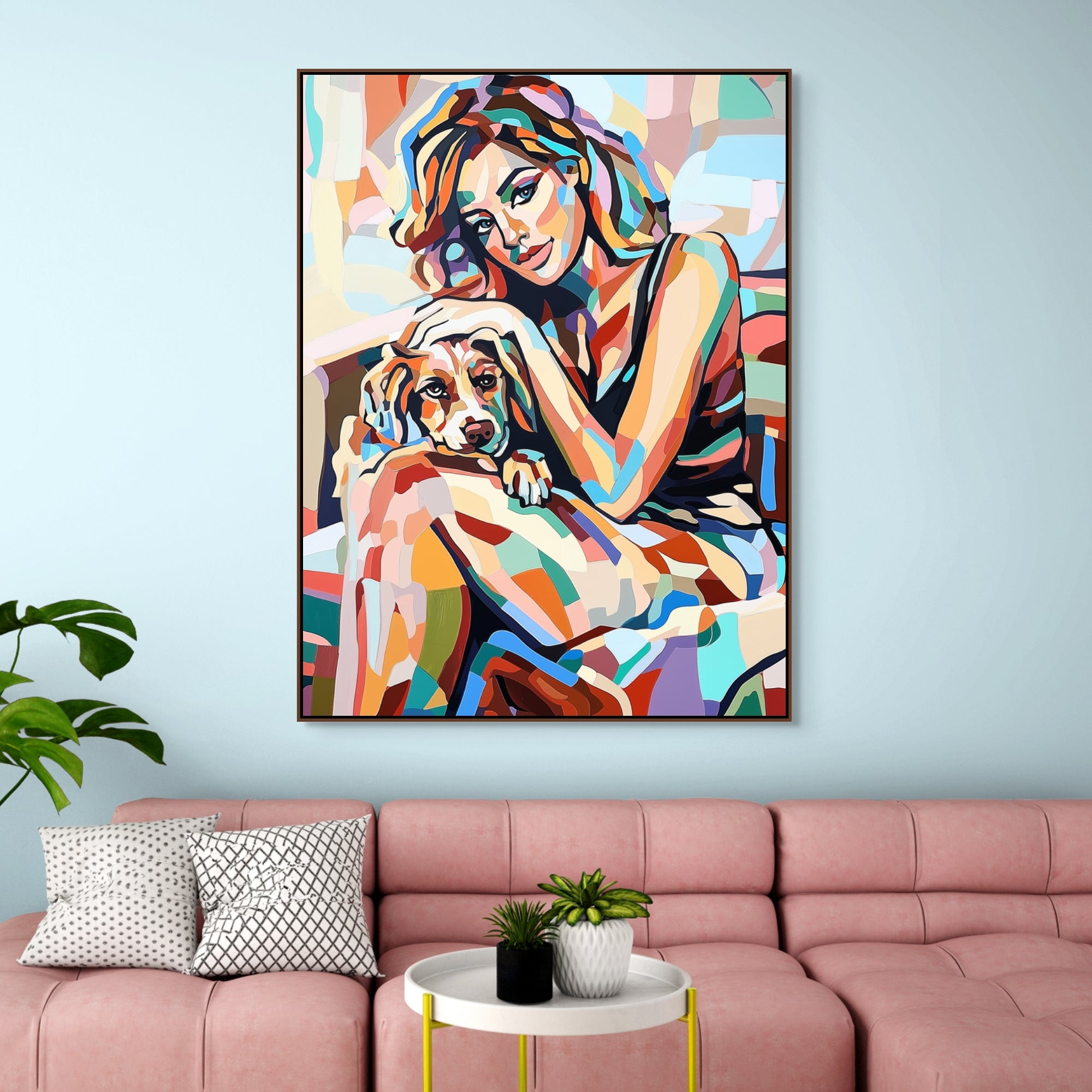 D0473-hand-painted-wall-art-living-room-image-room-f-walnut