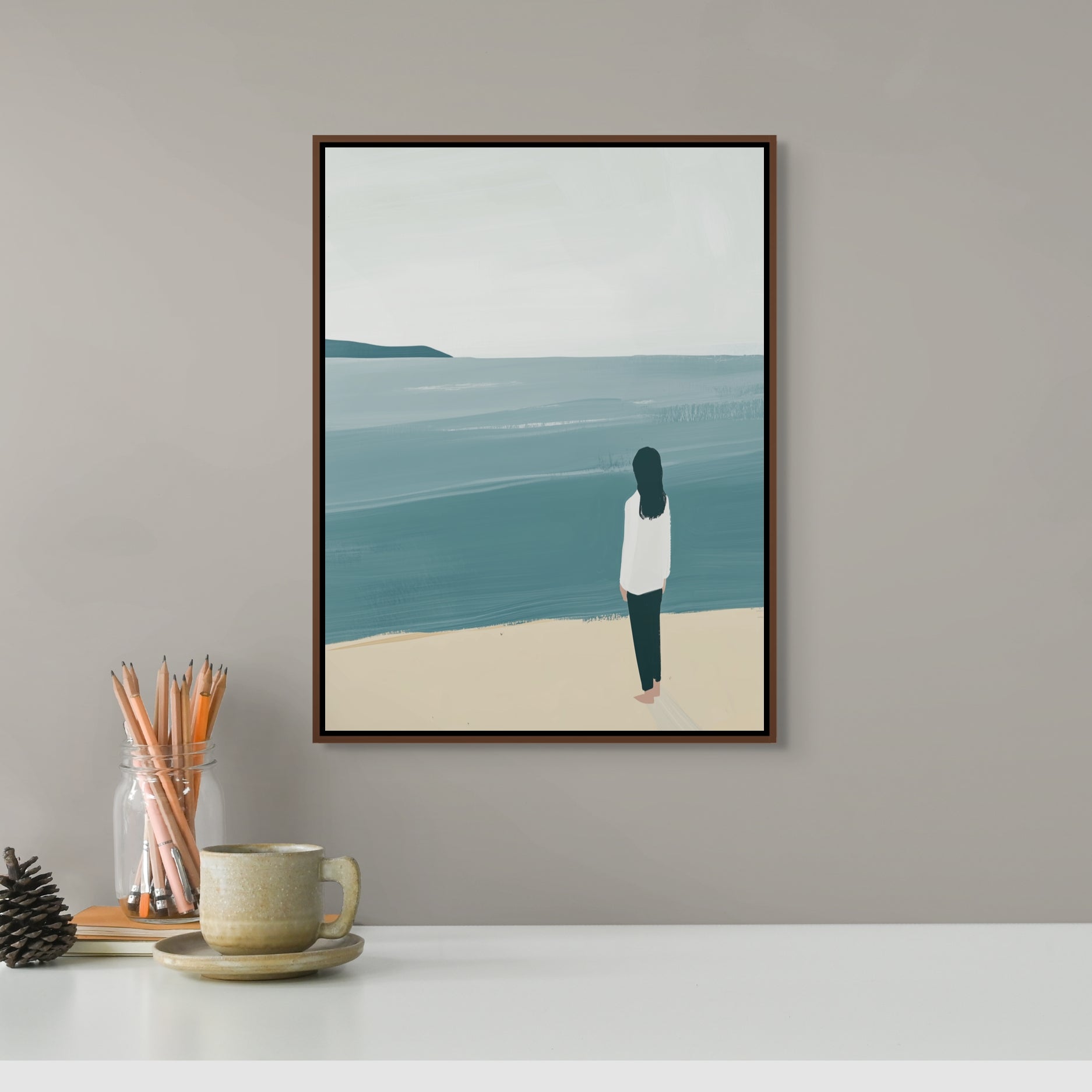 D0477-hand-painted-wall-art-hallway-room-image-room-f-walnut