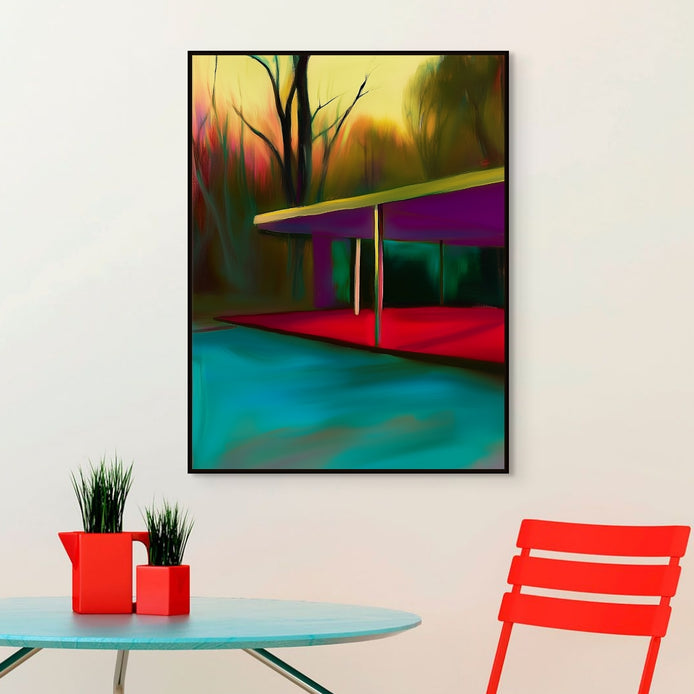 D0480-hand-painted-wall-art-business-room-image-room-f-black