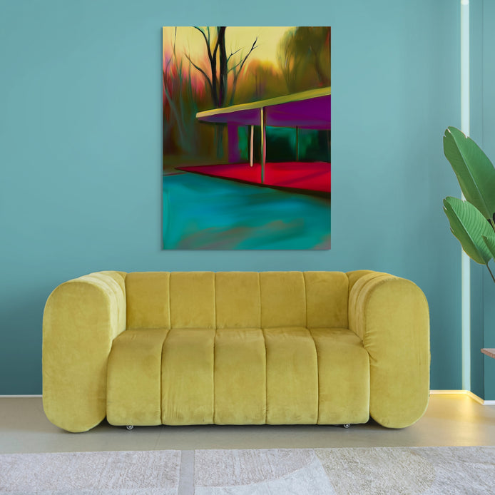 D0480-hand-painted-wall-art-living-room-image-room-f-wrapped