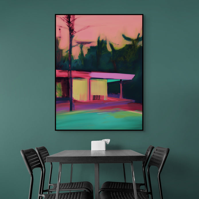 D0481-hand-painted-wall-art-business-room-image-room-f-black
