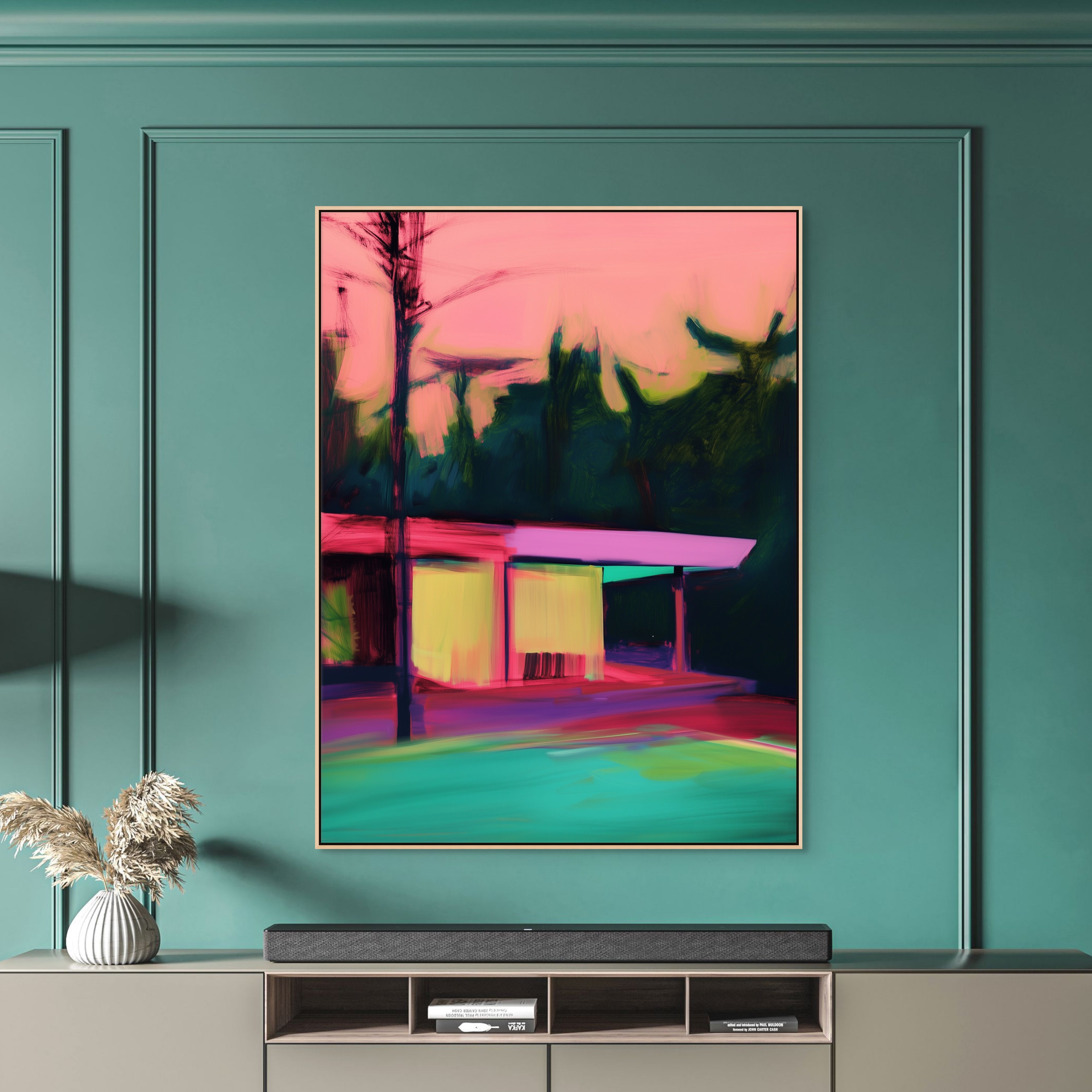 D0481-hand-painted-wall-art-hallway-room-image