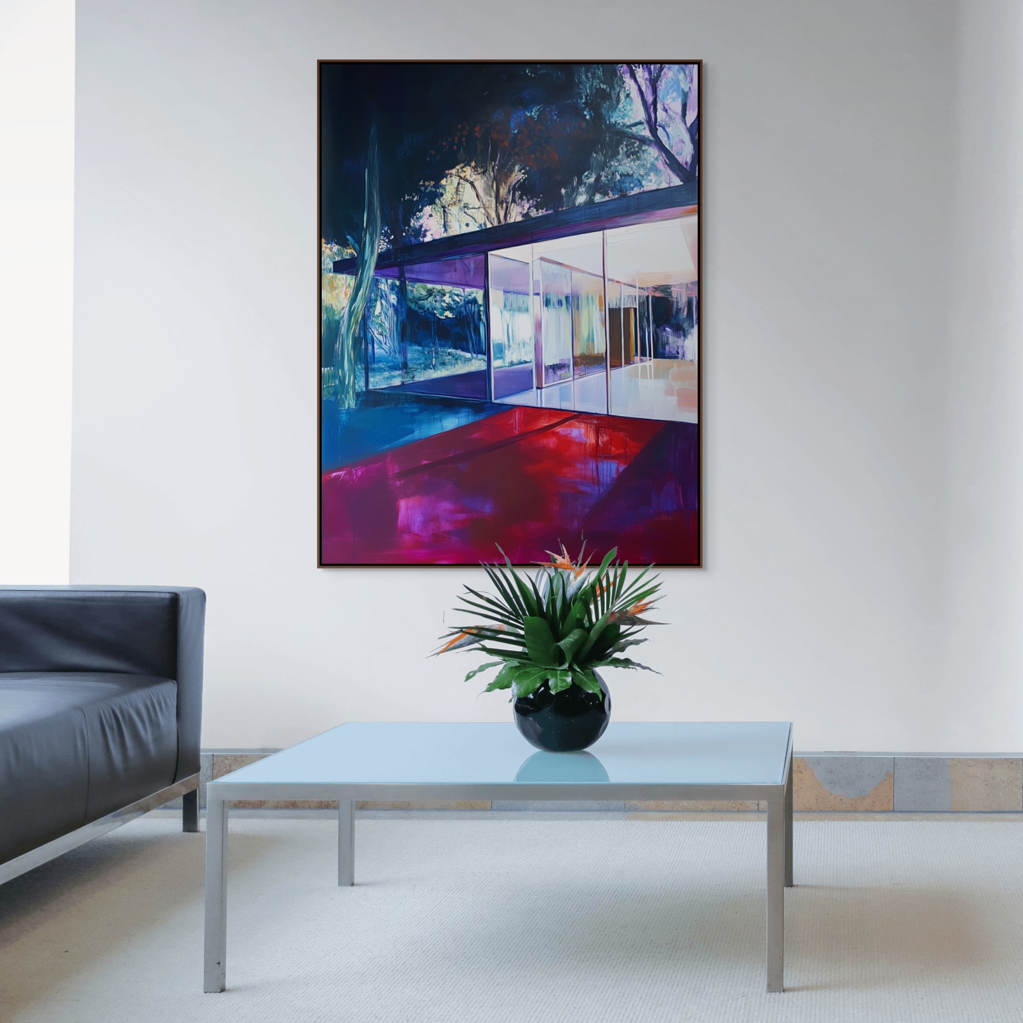 D0482-hand-painted-wall-art-business-room-image